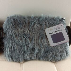 (3/$20) Pop Shop Gray shag tablet case